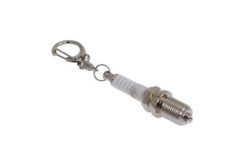 Keychain Ignition Plug Silver