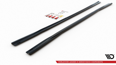 Dokładka Audi A6 C8 S-Line Progi Gloss Black