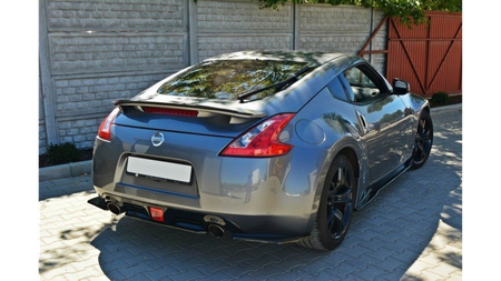 Splitter Nissan 370Z Rear Central v.1 Gloss Black