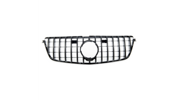 Grill sportowy GT Gloss Black Camera MERCEDES GL-Class X166 przed liftem 2012-2015 USZKODZONY