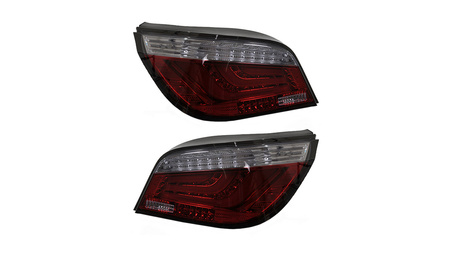 Lampy BMW 5 E60 Facelift Tył LED Red-Smoke