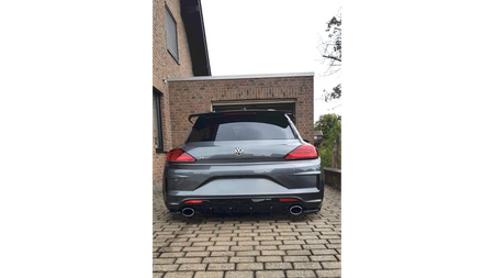 Dokładka Volkswagen Scirocco III Facelift R Zderzak Tył Gloss Black