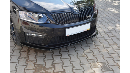 Splitter Skoda Octavia III RS Front v.1 Gloss Black