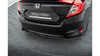 Diffuser Honda Civic X Rear Street Pro Red