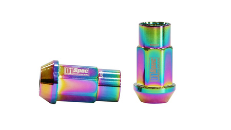 Forged wheel lug nuts D1Spec Heptagon 2in1 Steel M12x1.5 Neo 