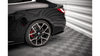 Splitter BMW 4 G22 M-Pack Tył Boczne v.1 Gloss Black