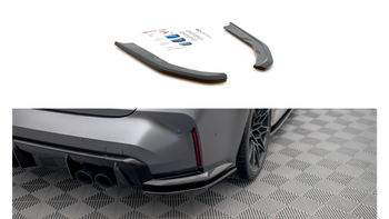 Splitter BMW 3 G80 M-Pack Rear Side v.1 Gloss Black