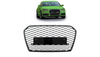 Grill Audi A6 C7 Facelift Gloss Black