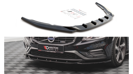 Splitter Volvo S60 II R-Design Front v.2 Gloss Black