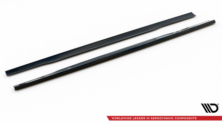 Diffuser Audi S8 D4 Side Skirts v.1 Gloss Black