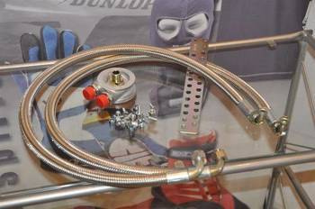 Mocal Oil Cooler Adapter with thermostat adn toolkit