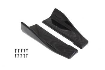 Universal Black Side Skirt Rocker Splitters Winglet Wings Canard Diffuser 35cm