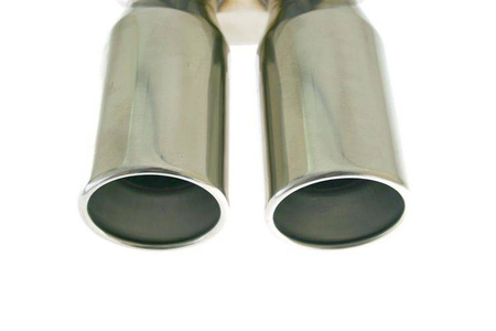 Rear Muffler TurboWorks 2x76mm inlet 63,5mm