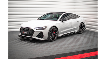 Dokładka Audi RS6 RS7 C8 Progi v.2 Gloss Black