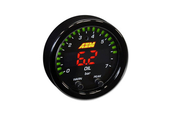 AEM Electronics Gauge X-Series 7BAR Oil/Fuel Pressure