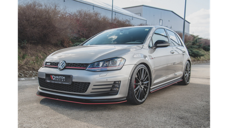 Diffuser Volkswagen Golf 7 GTI Side Skirts Racing Red