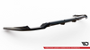 Splitter Audi RS6 C6 Rear Central with Diffuser Gloss Black