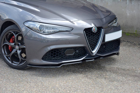 Splitter Alfa Romeo Giulia Veloce przód v.1 Gloss Black