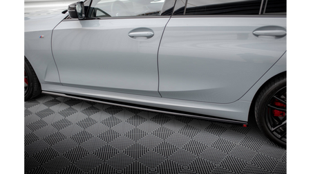 Diffuser BMW 3 G20 G21 Facelift M-Pack Side Skirts Gloss Black