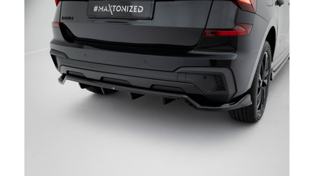 Splitter Skoda Kamiq Monte Carlo Mk1 Facelift Tył Środkowy z Dyfuzorem