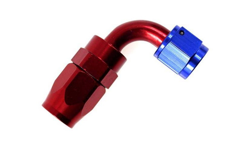 Reusable swivel hose end 90deg AN16