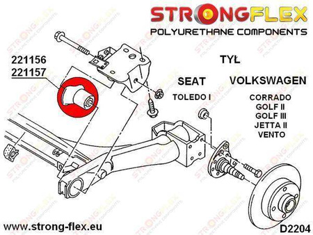 Rear subframe bush 57mm