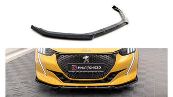 Splitter Peugeot 208 GT II Front v.1 Gloss Black