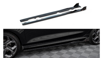 Dokładka Ford Fiesta VI ST Progi v.2 Gloss Black + Flaps