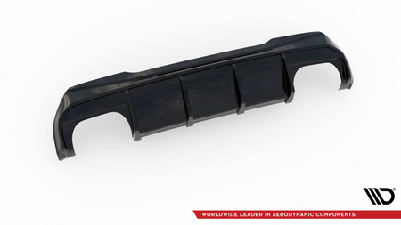 Diffuser BMW 1 F40 M-Pack Rear Valance v.3 Double Exhaust Version Gloss Black