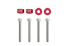 Decorative screws washers M6x1.0 45mm JDM Red