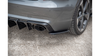 Splitter Audi RS3 8V Sportback Tył Boczne v.2 Gloss Black