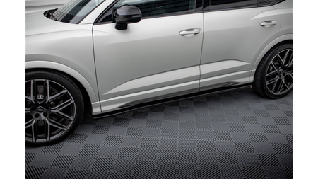 Dokładka Audi Q3 F3 S-Line Progi Gloss Black