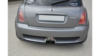 Splitter Mini R53 COOPER S JCW Rear Side Gloss Black