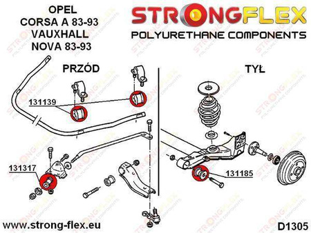 Rear subframe bush SPORT