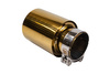 Exhaust Tip 101mm enter 70mm Gold Silver