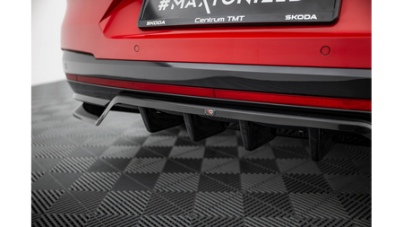 Splitter Skoda Enyaq Coupe iV RS Rear Central with Diffuser