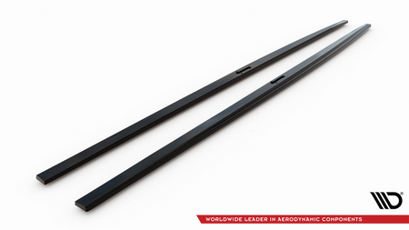 Dokładka Audi A7 C8 S-Line Progi Gloss Black