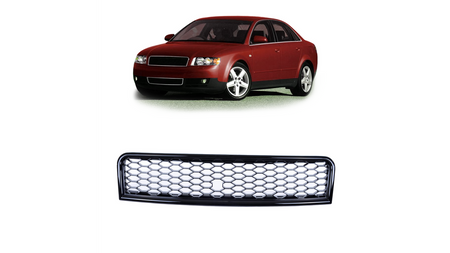 Grill Audi A4 B6 Gloss Black