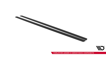 Side Skirts Volkswagen Golf GTI GTE GTI Clubsport R-Line Mk8 Street Pro Black v.2