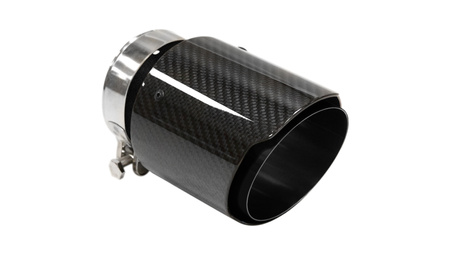 Exhaust Tip 101mm enter 76mm Carbon Gloss