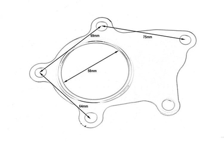 TurboWorks Turbo Gasket T03/T04 5 screws