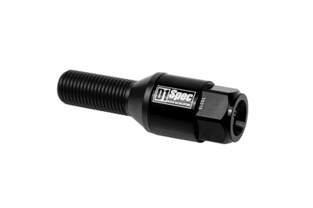 Racing bolts D1Spec Heptagon 2in1 M14x1,25 30mm Cone Black