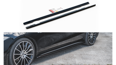 Diffuser Mercedes-Benz CLS 53AMG C257 Side Skirts Gloss Black