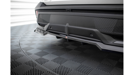Splitter Peugeot 408 I Tył Środkowy z Dyfuzorem