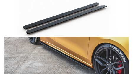 Diffuser Ford Focus IV ST ST-Line Side Skirts Racing Black