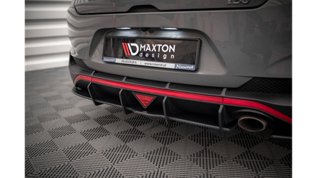 Splitter Hyundai I30 Fastback N-Line III Facelift Tył Boczne Street Pro Black + Gloss Flaps