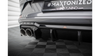 Diffuser Cupra Formentor Rear Valance v.3 + Exhaust Ends Imitation Gloss Black Chrome