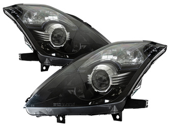 DEPO JDM Style Black Housing Headlights – Nissan 350Zz