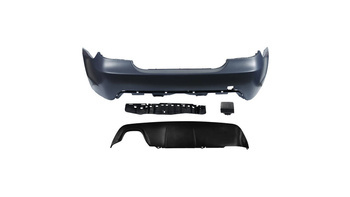 Bumper BMW 5 E60 Rear with Diffuser