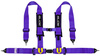 Racing seat belts Slide V2 PURPLE 4P 3" E4